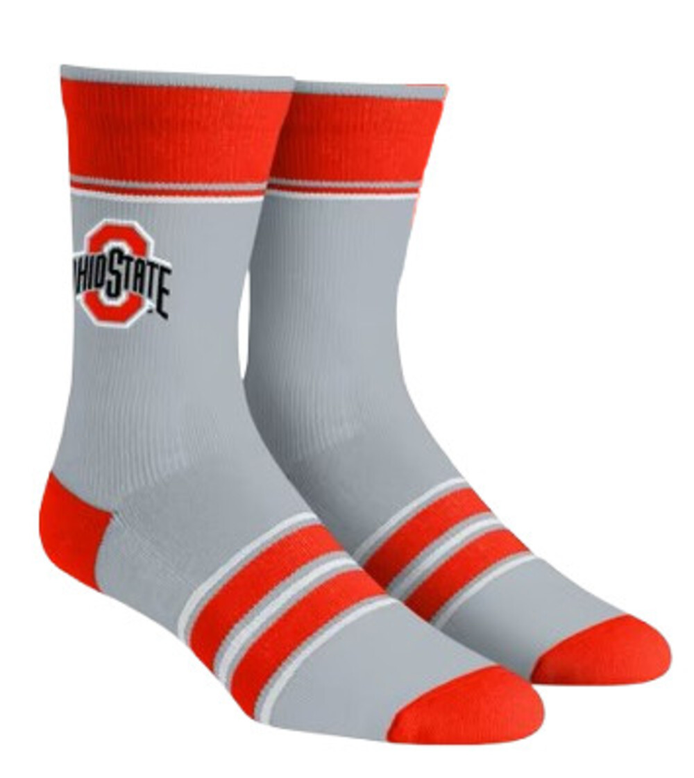 Ohio State Buckeyes Rock Em Socks Youth Crew Socks Set - Large